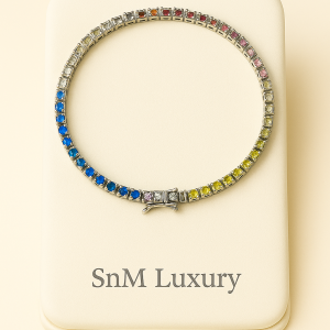 Rainbow Tennis Bracelets