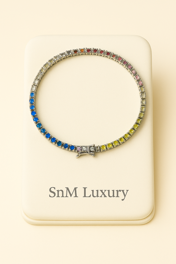 Rainbow Tennis Bracelets