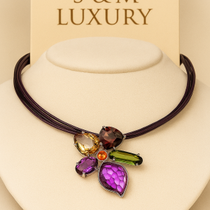 Swarovski Crystal Flower Heritage Necklace - Image 2